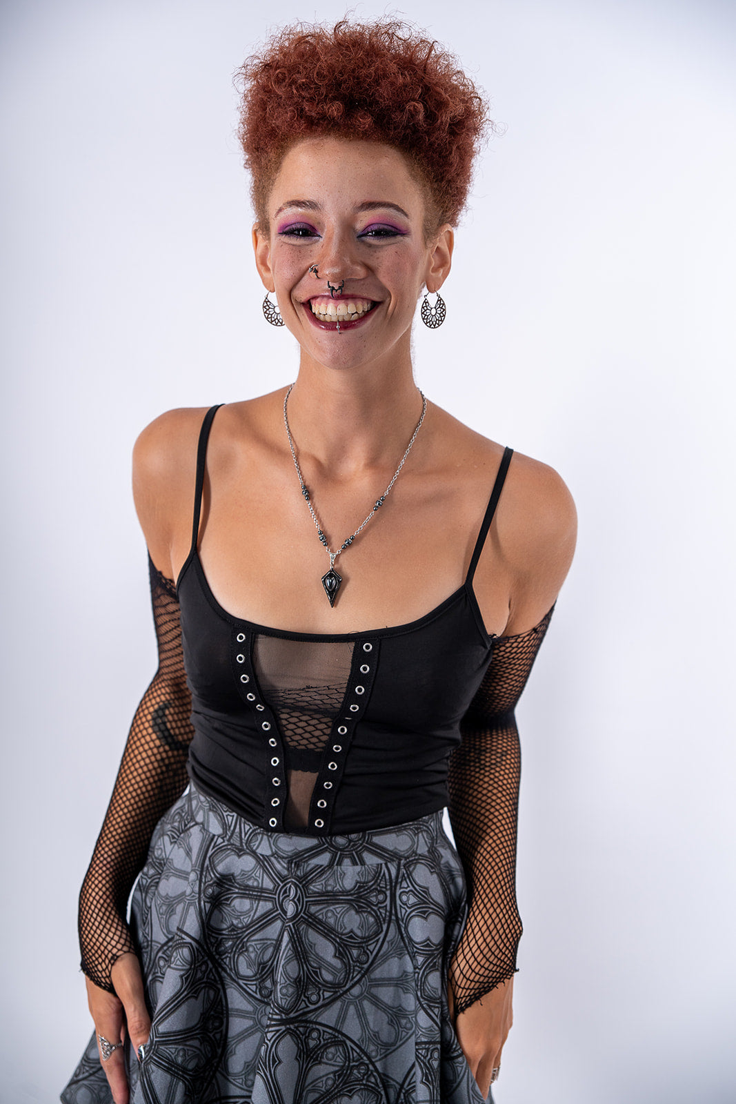 Seductive V Mesh Tank Top