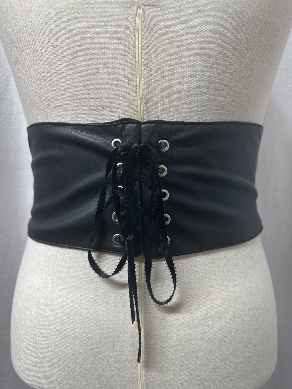 Vegan Leather Corset Belt
