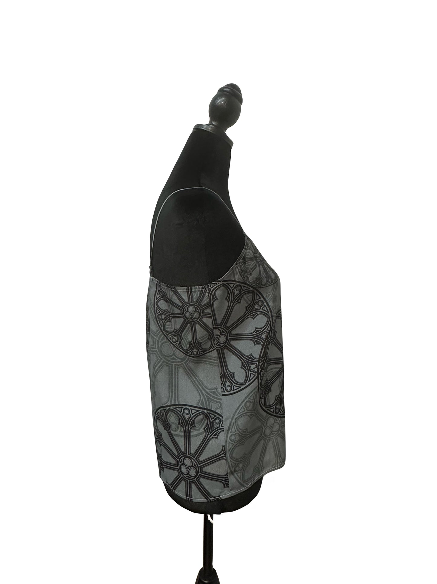 Gray Rose Window Camisole
