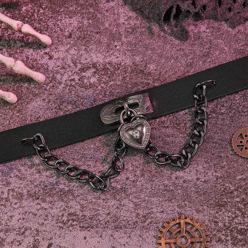 Don't Break My Heart Locket Choker