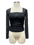 Nocturnal Bat Mesh Top