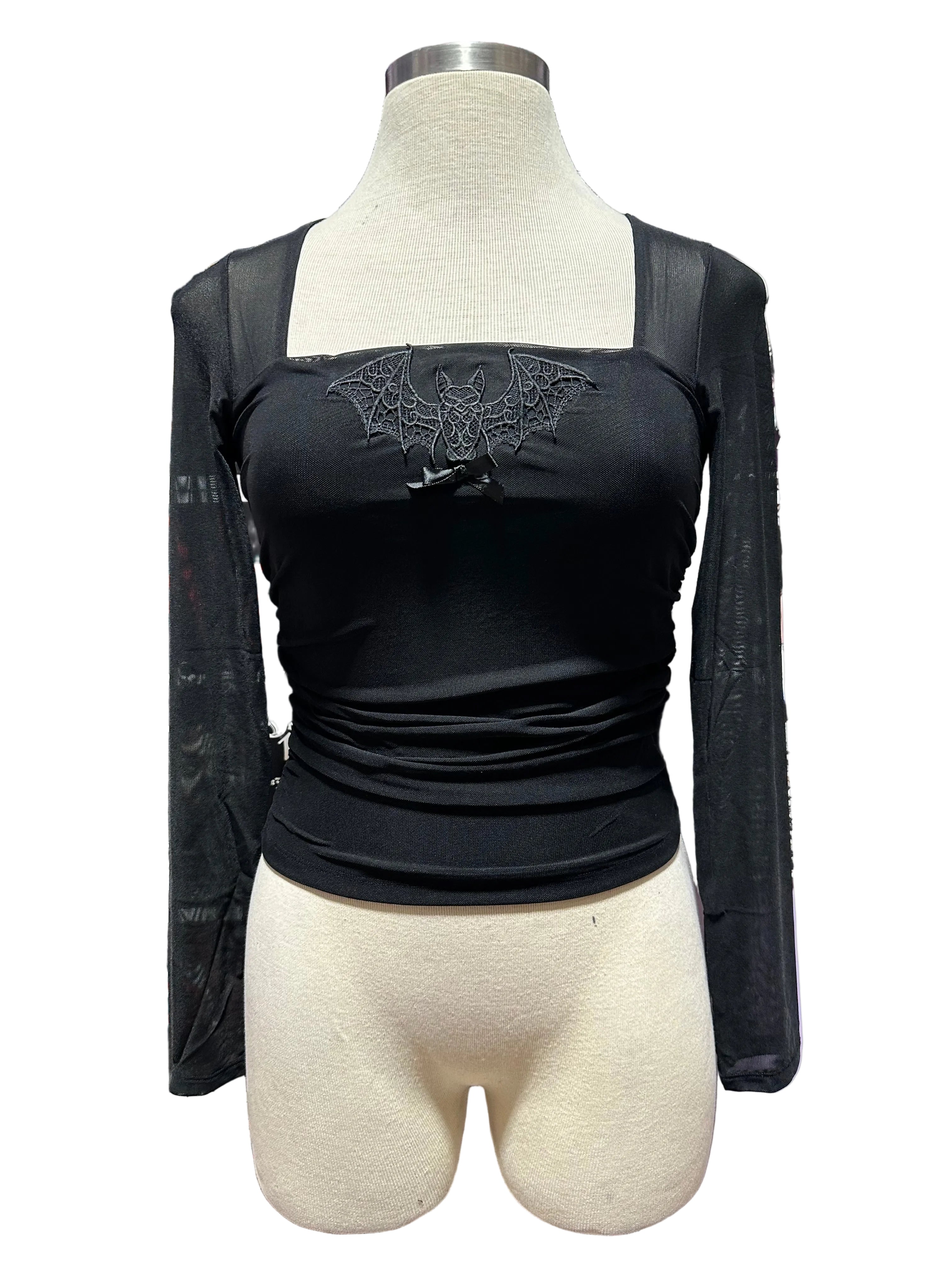 Nocturnal Bat Mesh Top