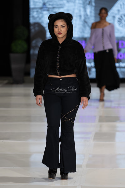 High waisted Rock Flares