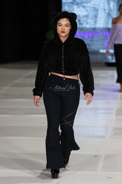 High waisted Rock Flares