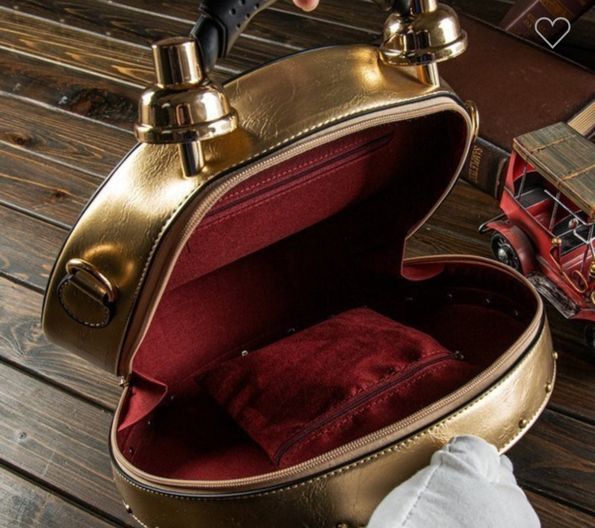 Vintage Clock Purse with Real Working Clock