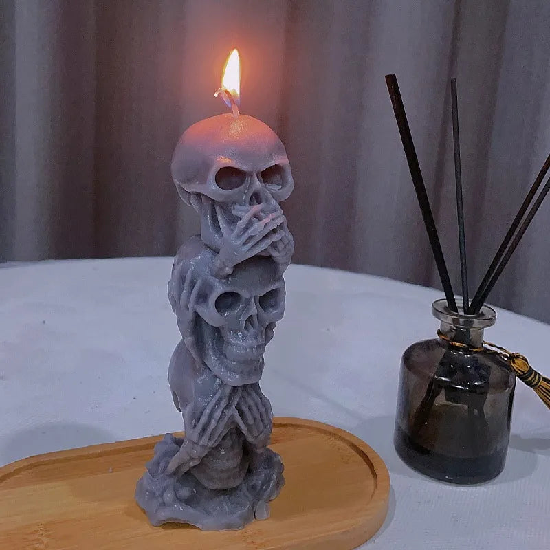 See No, Speak No, Hear No Evil Candle Towers
