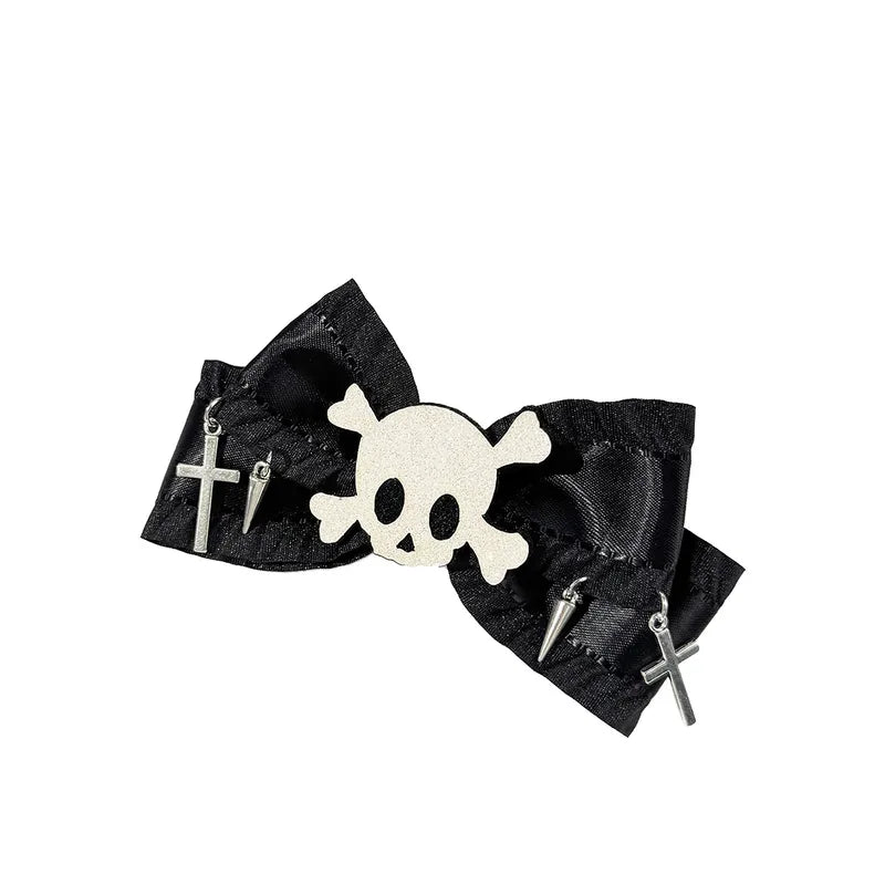 Skeleton Cross Hair Clip