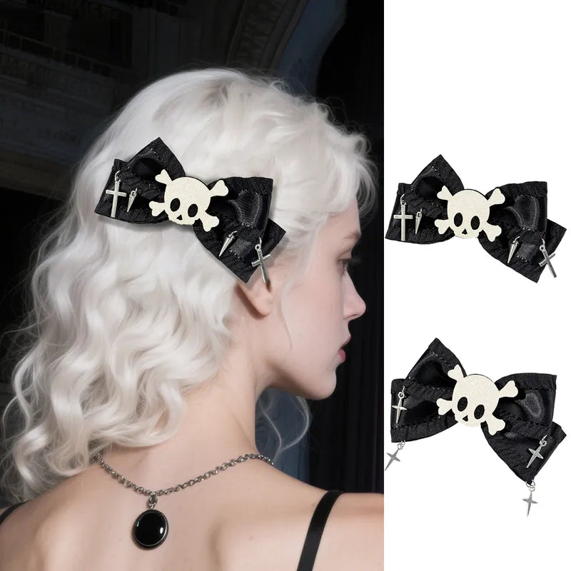 Skeleton Cross Hair Clip