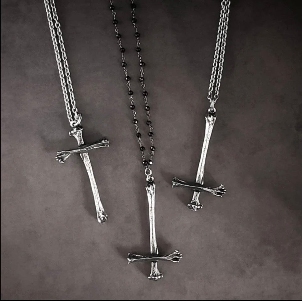 Bone Cross Pendant By Martha Rotten
