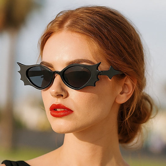 Bat Style Cateye Sunglasses