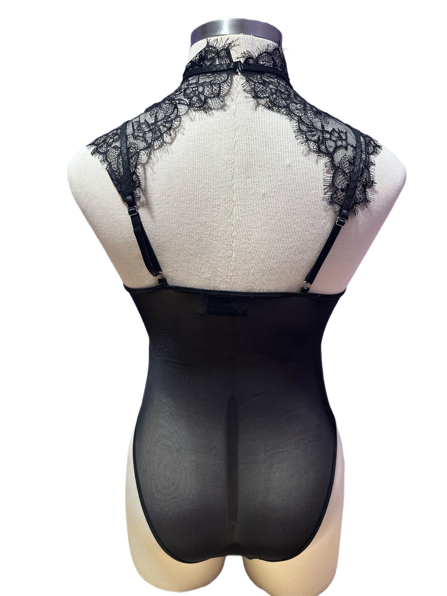 Lace Rivet Body Suit