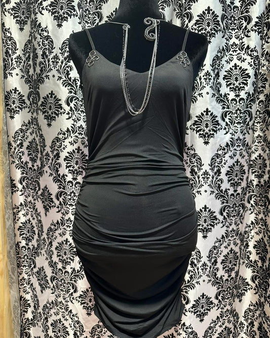 Backless “O” Dress