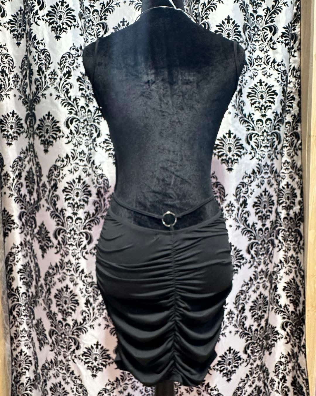 Backless “O” Dress