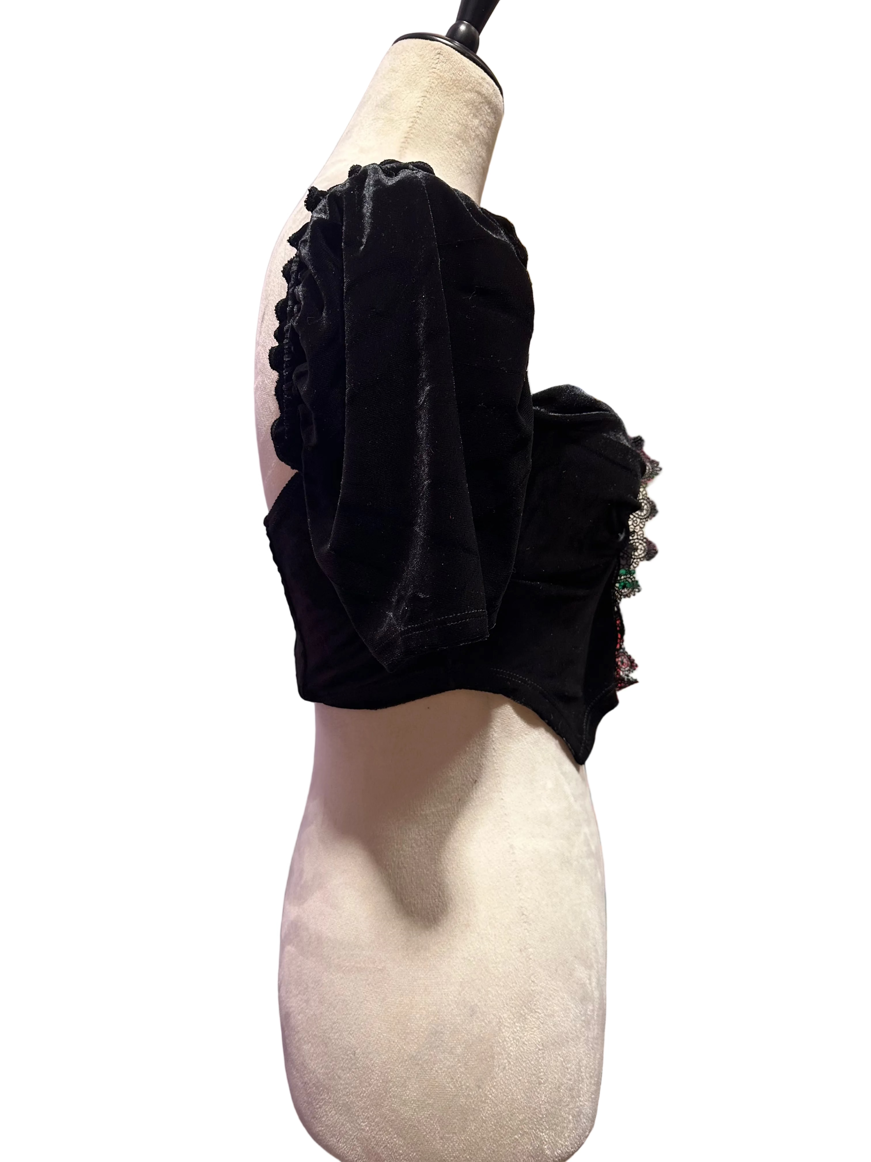 Gothic Velvet Crop
