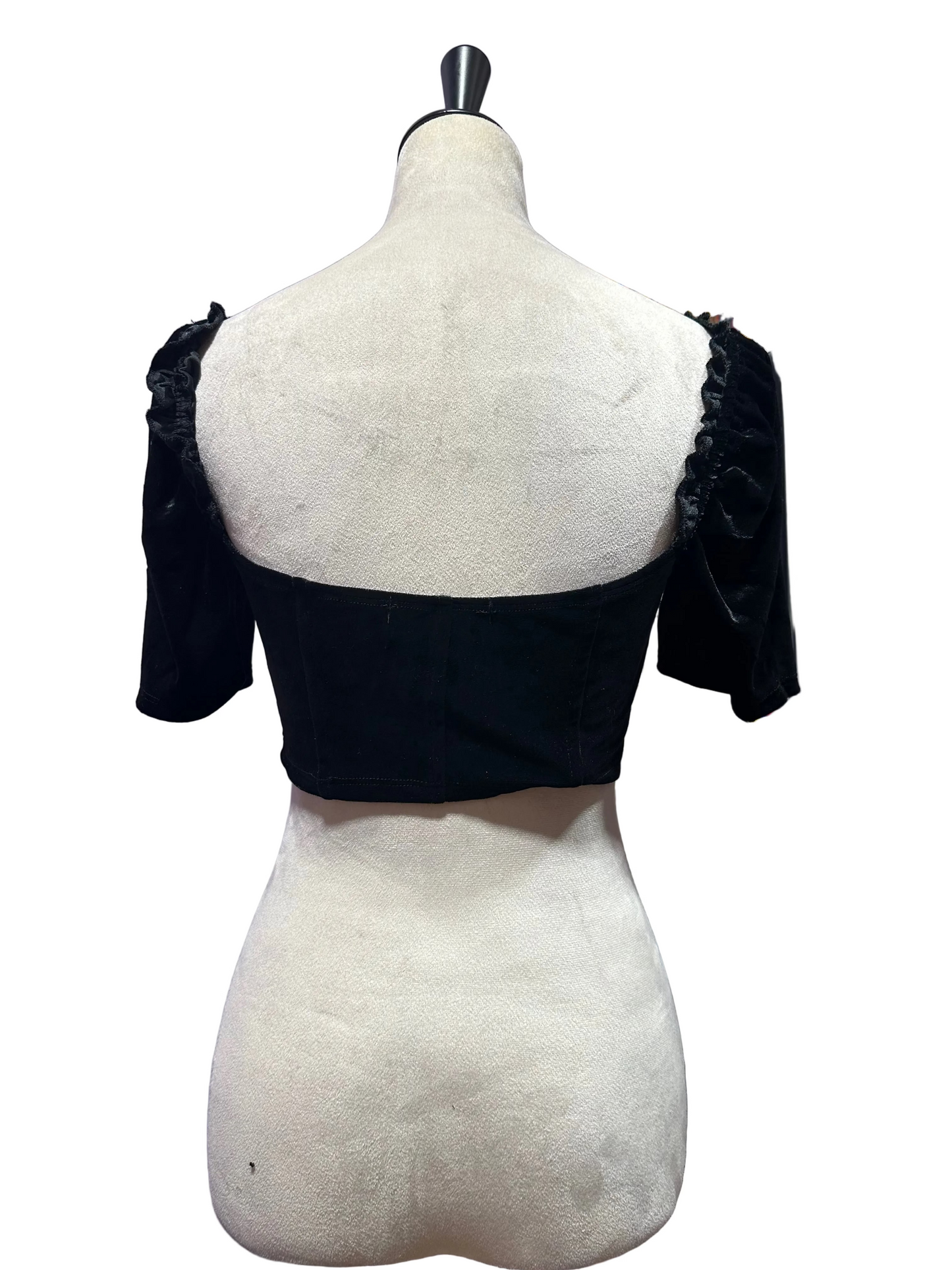 Gothic Velvet Crop