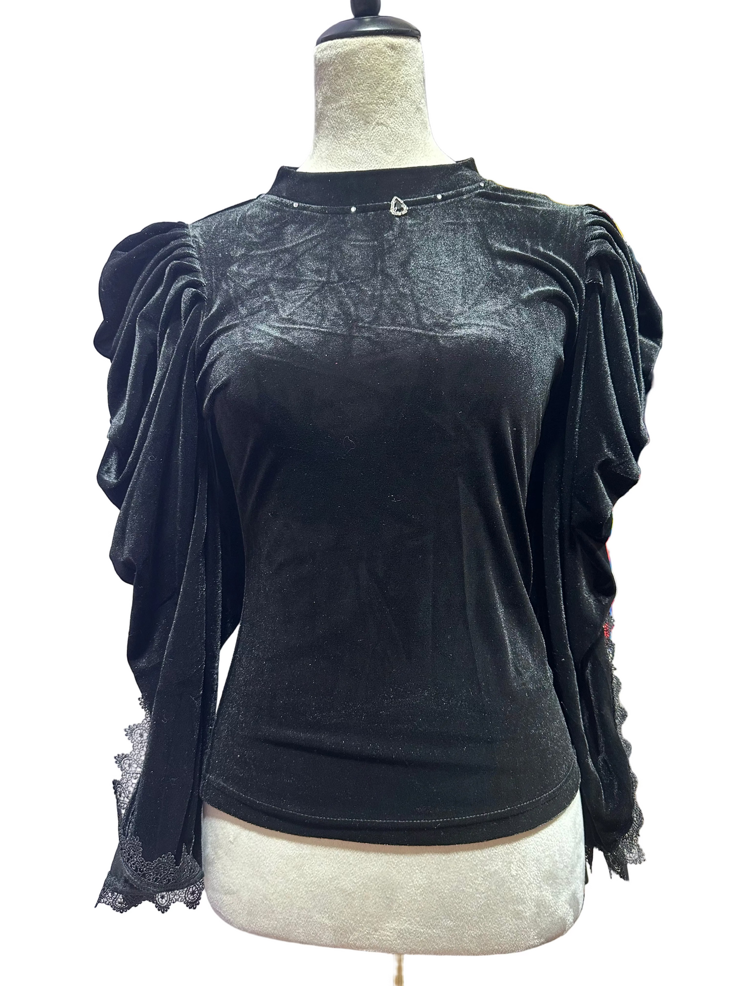 Black Goth Queen Top