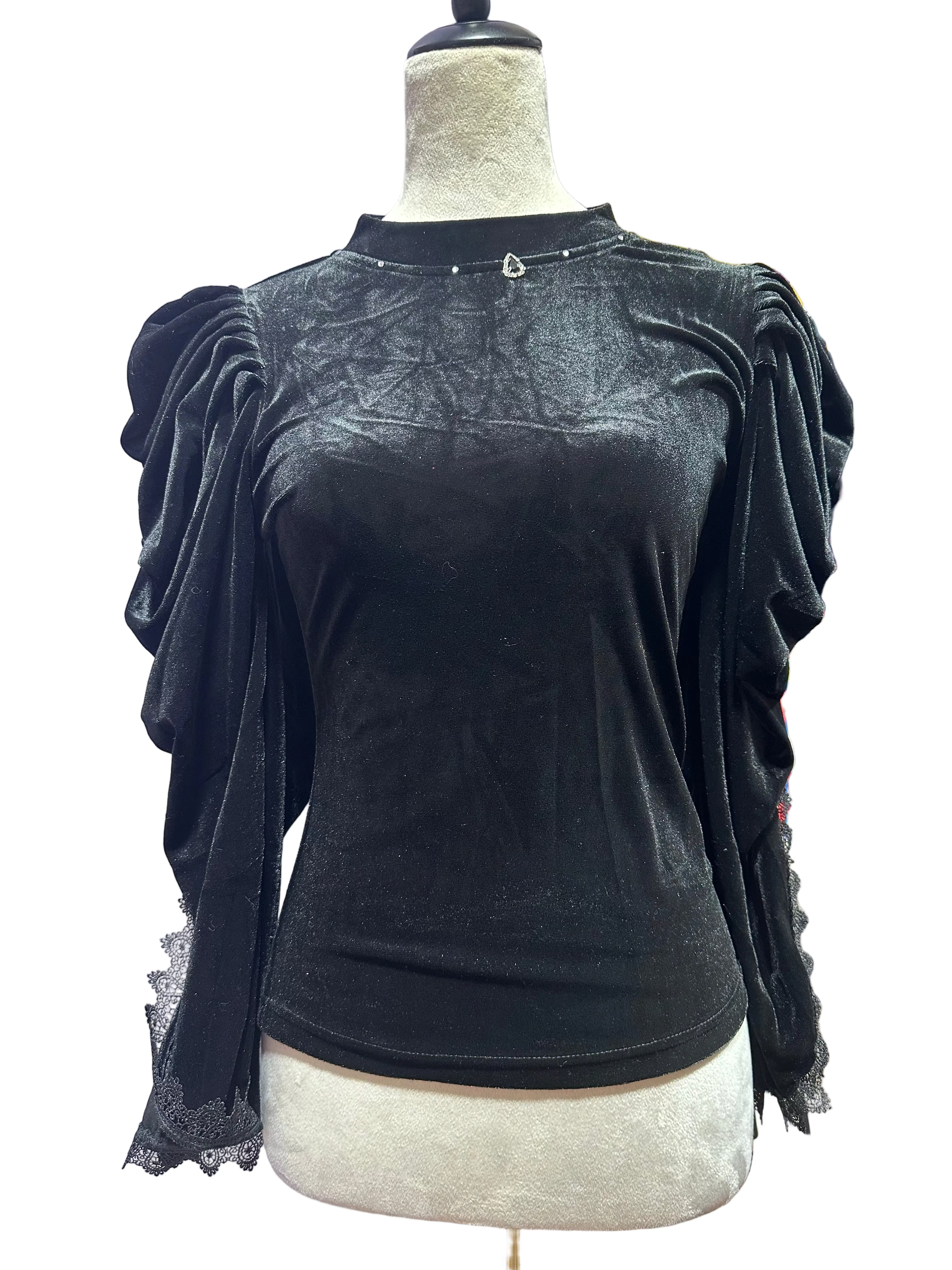 Black Goth Queen Top