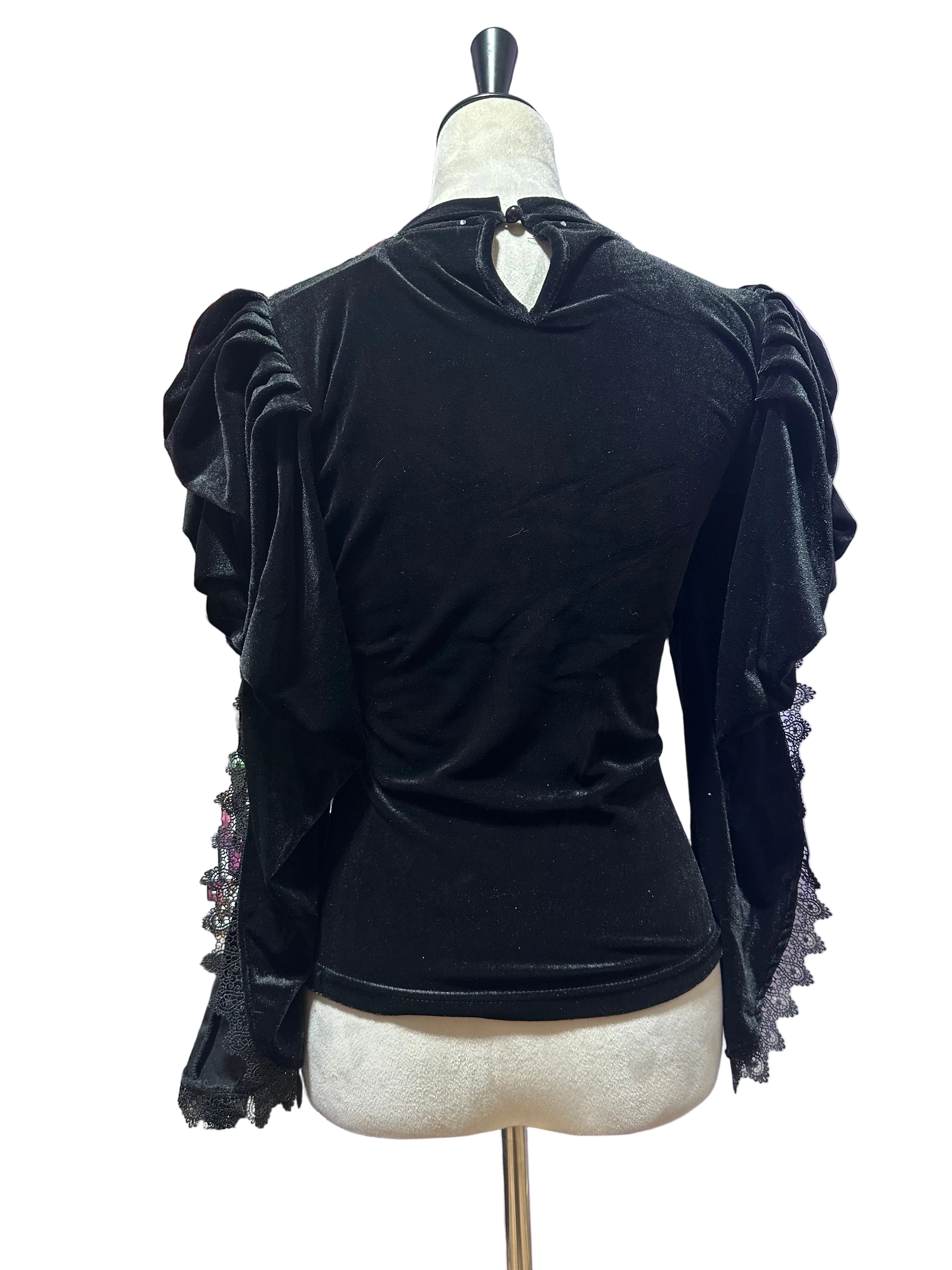 Black Goth Queen Top