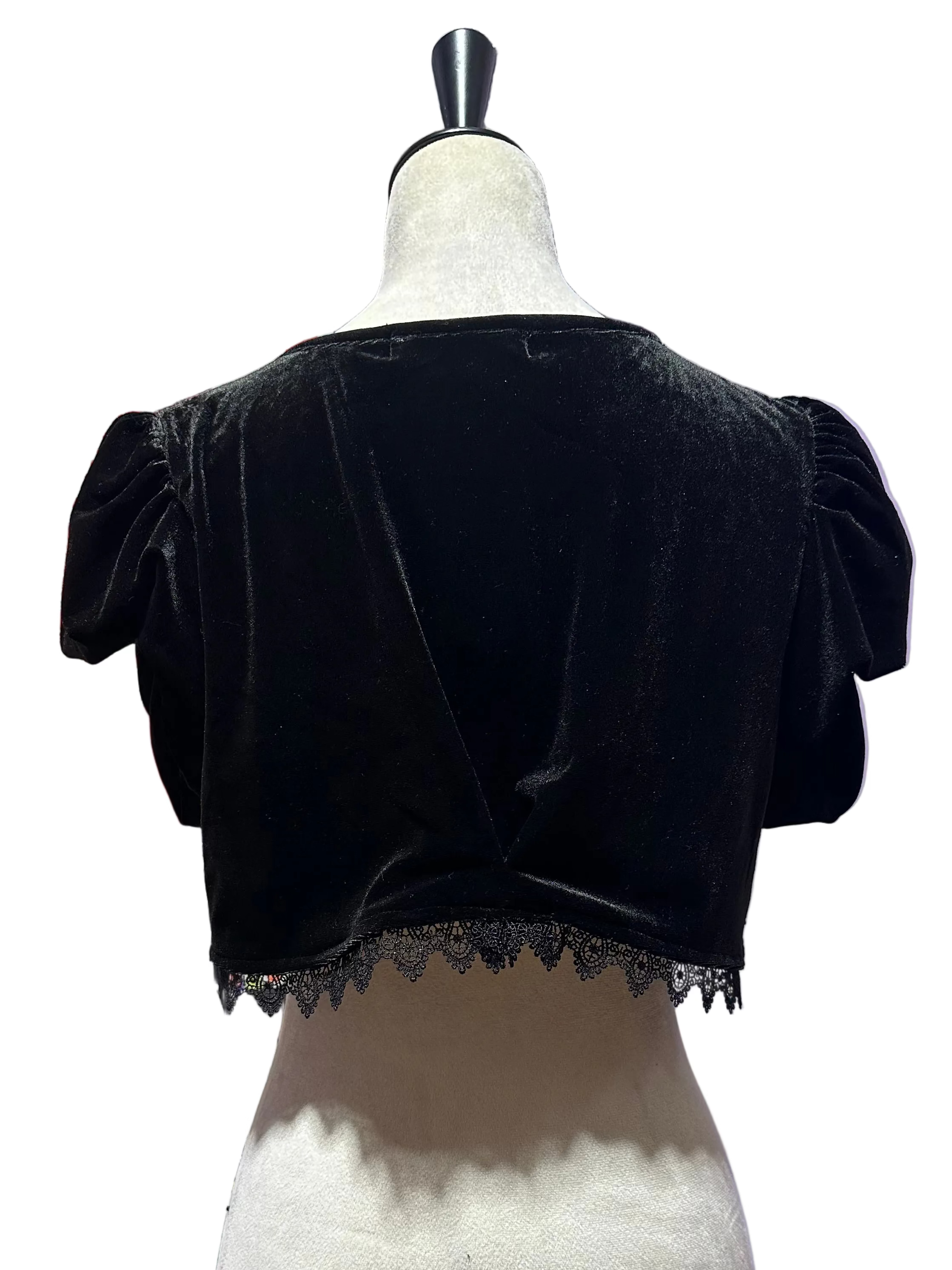Little Velvet Shrug with Cap Sleeves - Angel's House of Design Co.