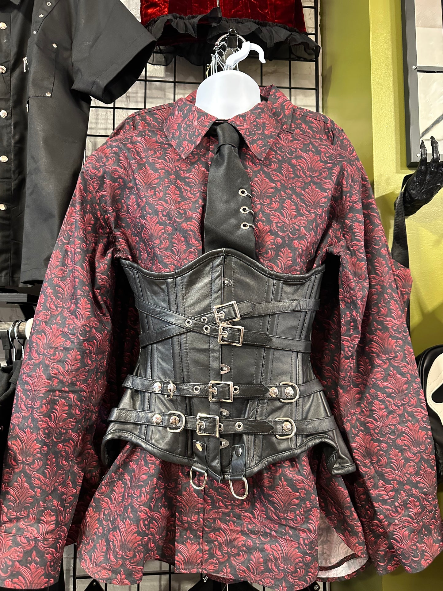 Men’s Leather Underbust Corset