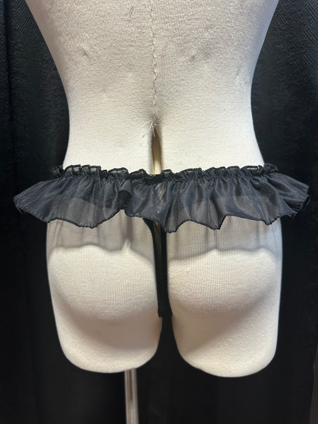 Fang Around Thong Frill Panties White - Angel's House of Design Co.
