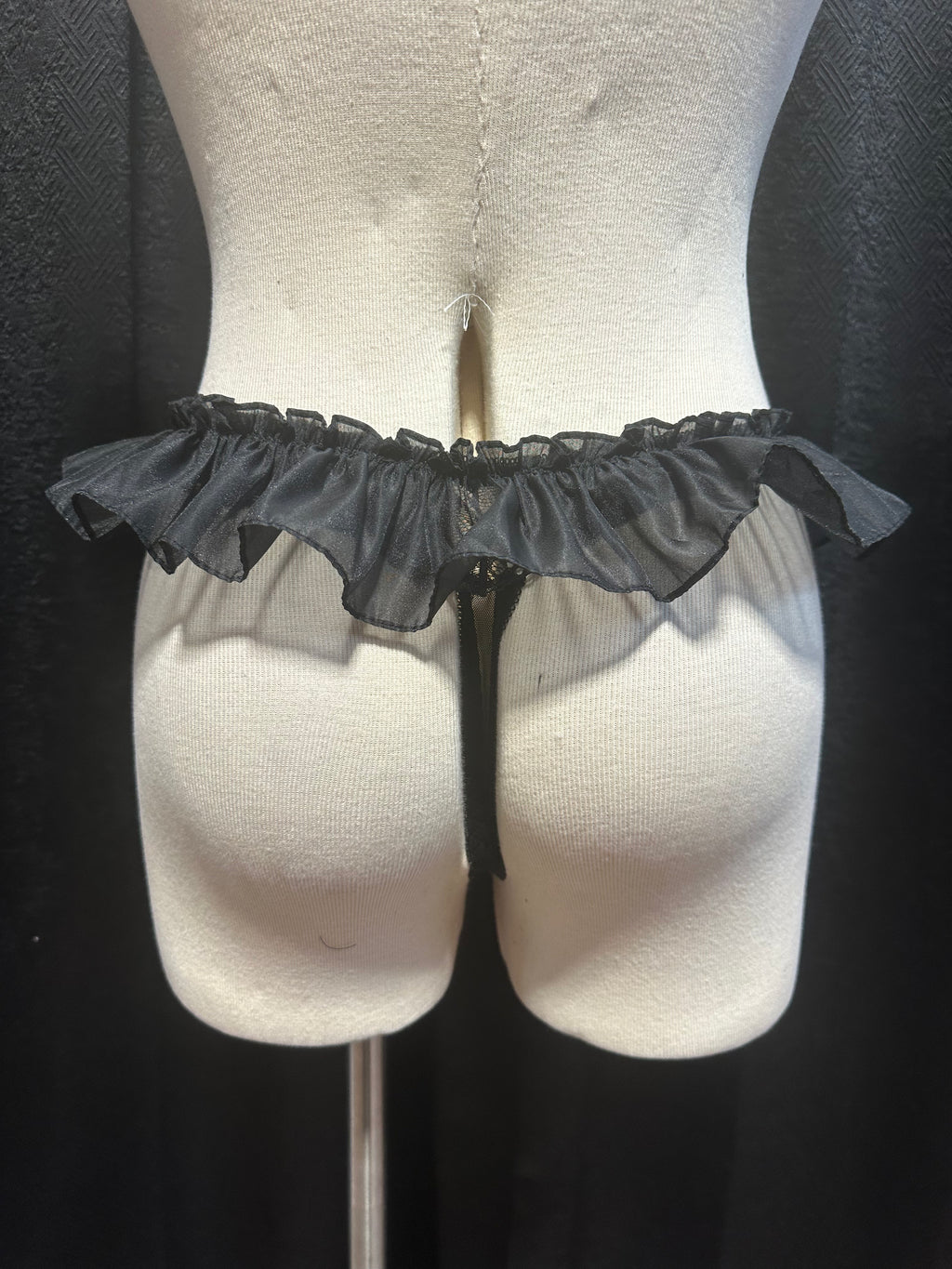 Fang Around Thong Frill Panties Red - Angel's House of Design Co.