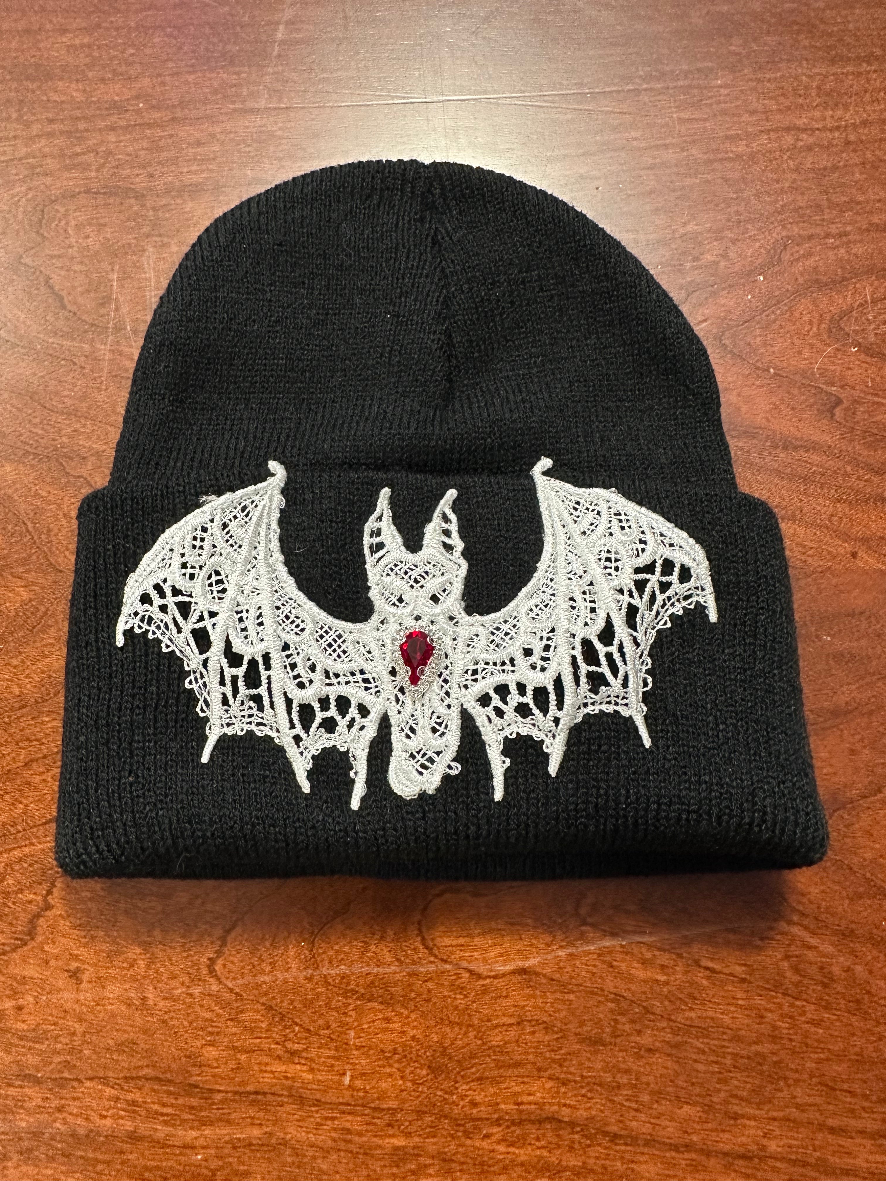 White Bat Beanie