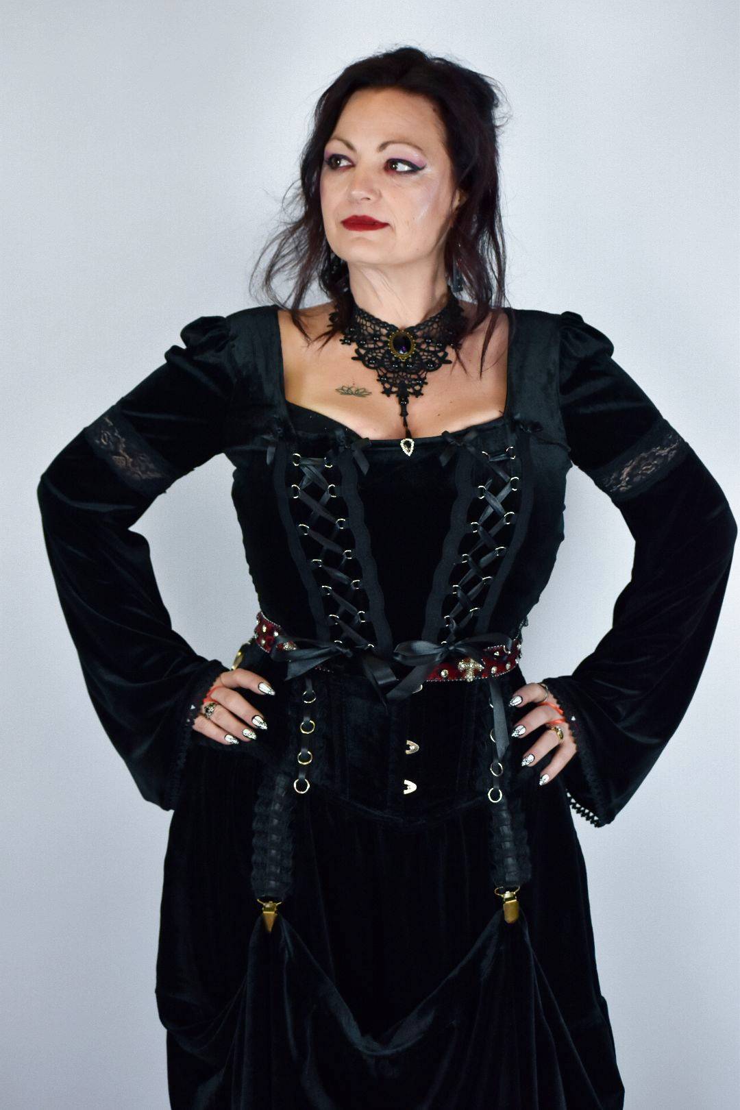 Juliet Goth Corset Top