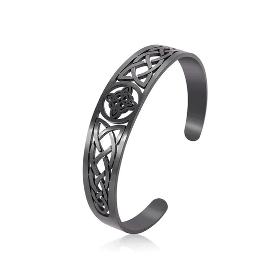 Black Celtic Knot Bracelet
