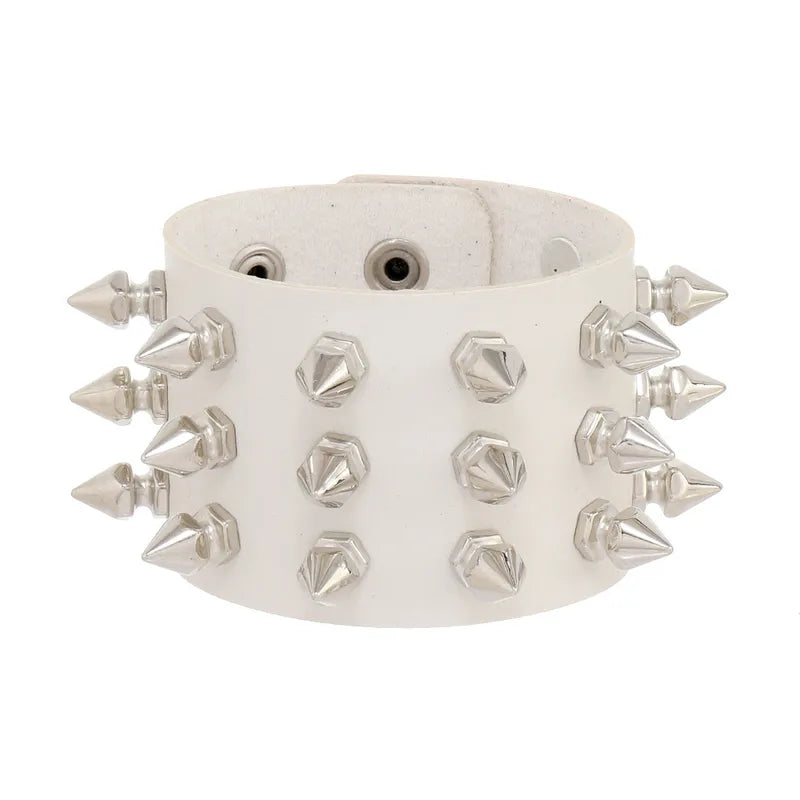 Colored Spike Cuff Bracelets