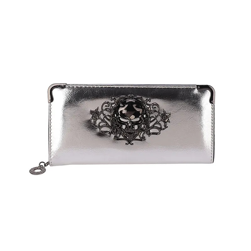 Silver Skull Wallet