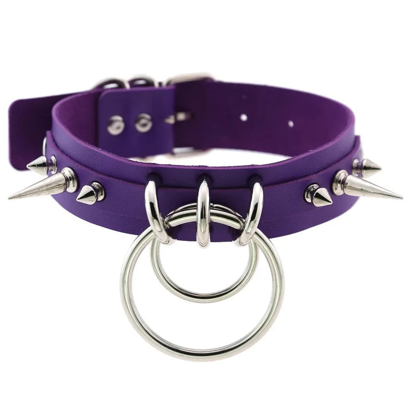 PURPLE Bondage Choker