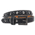 Rhinestone Punk Belt