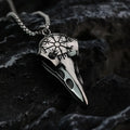 Ritual Raven Skull Necklace