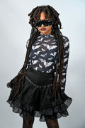 Black Ruffle Skirt