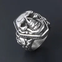 Coffin Shaped Skull Ring