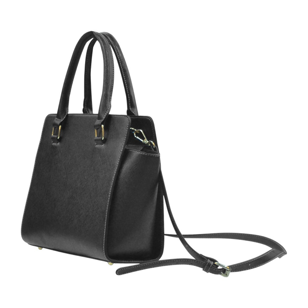 Trans Positive Rivet Shoulder Handbag