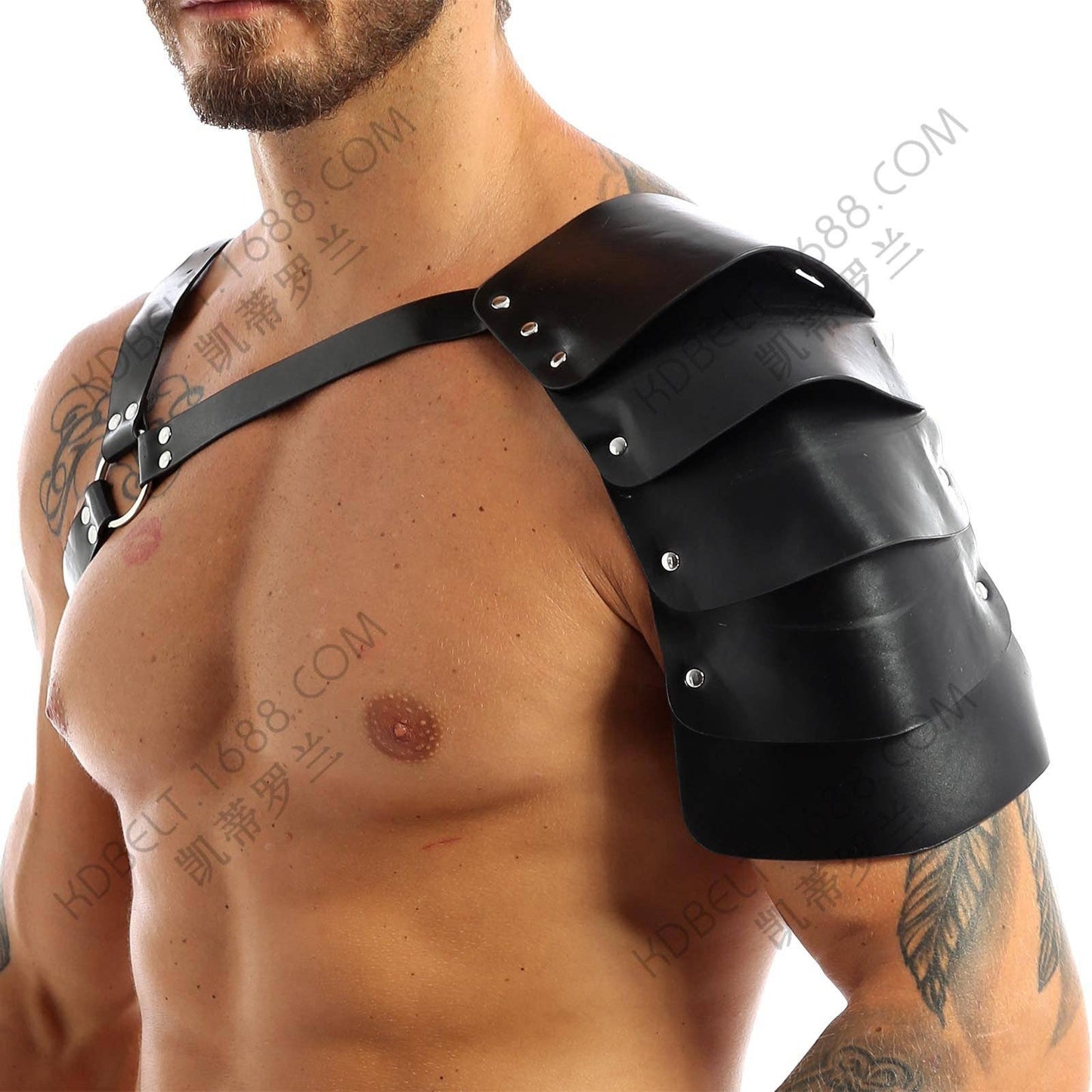 Medieval Renaissance Viking Men's Single Shoulder Armor Strap