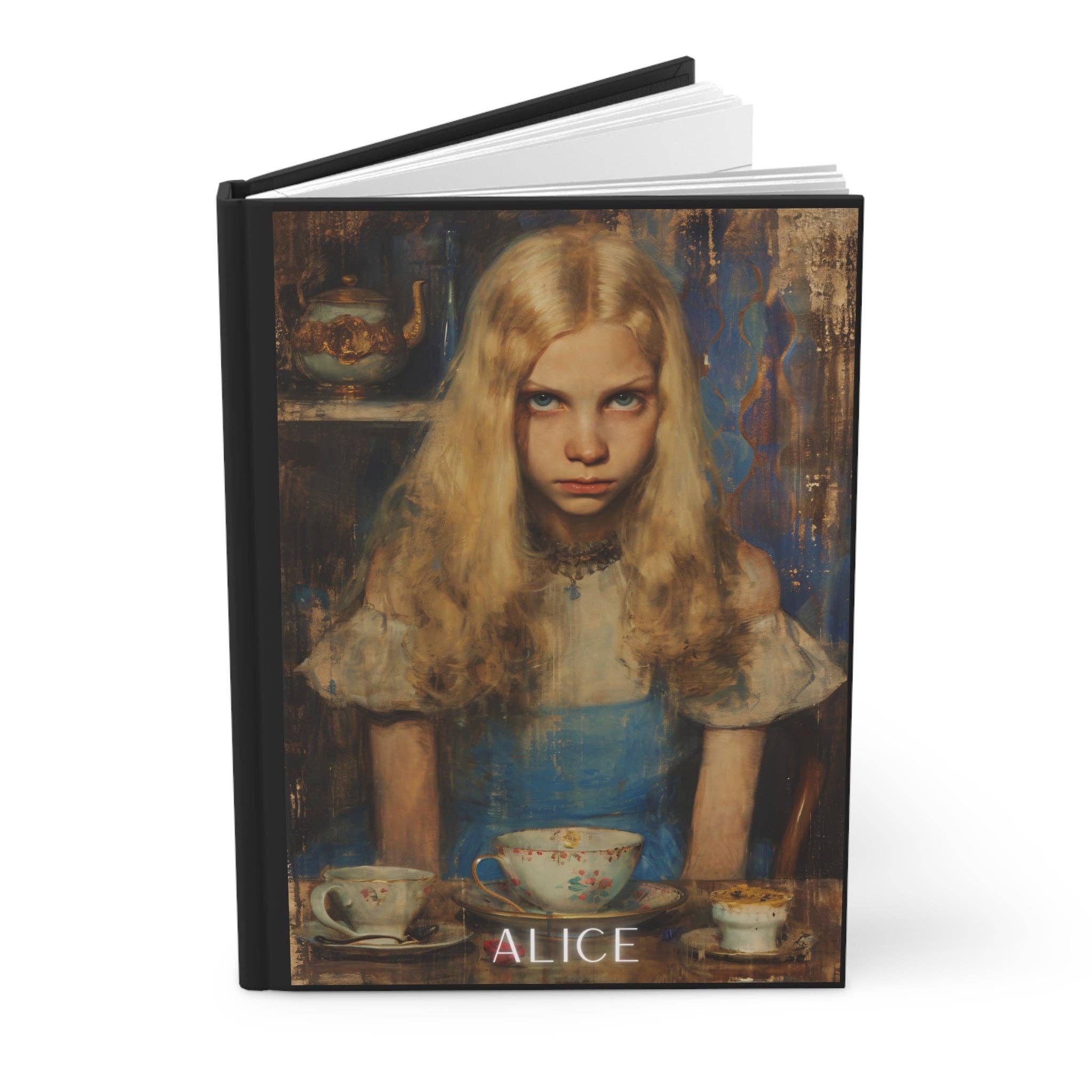 Alice in Wonderland Hardcover Journal - Stylish Accessories