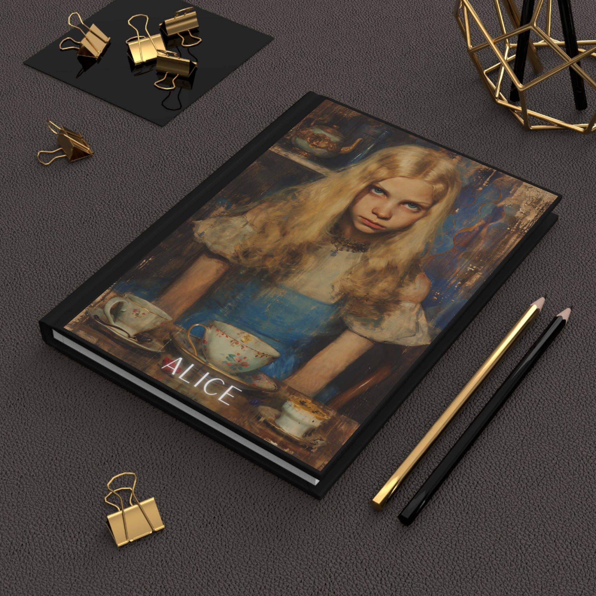 Alice in Wonderland Hardcover Journal - Angel's House of Design Co.