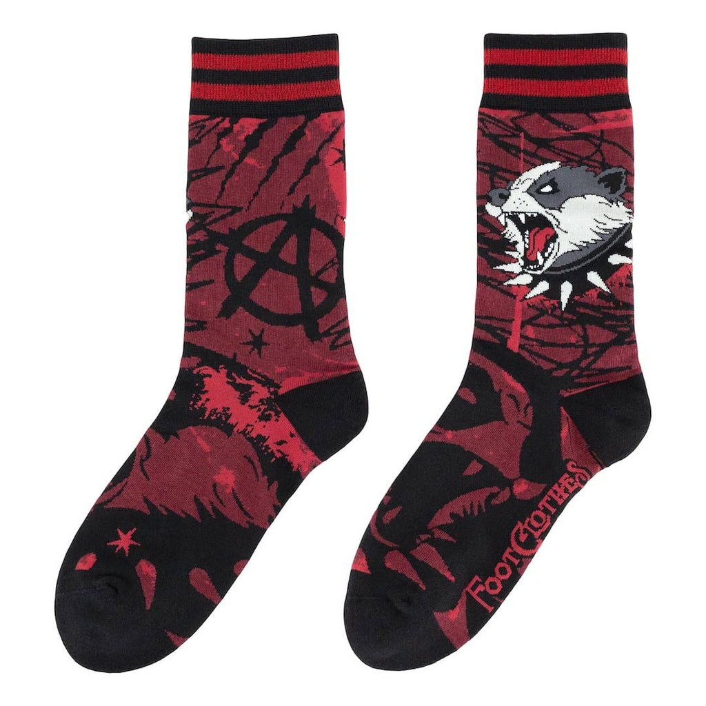 Anarchy Badger Crew Socks - Angel's House of Design Co.