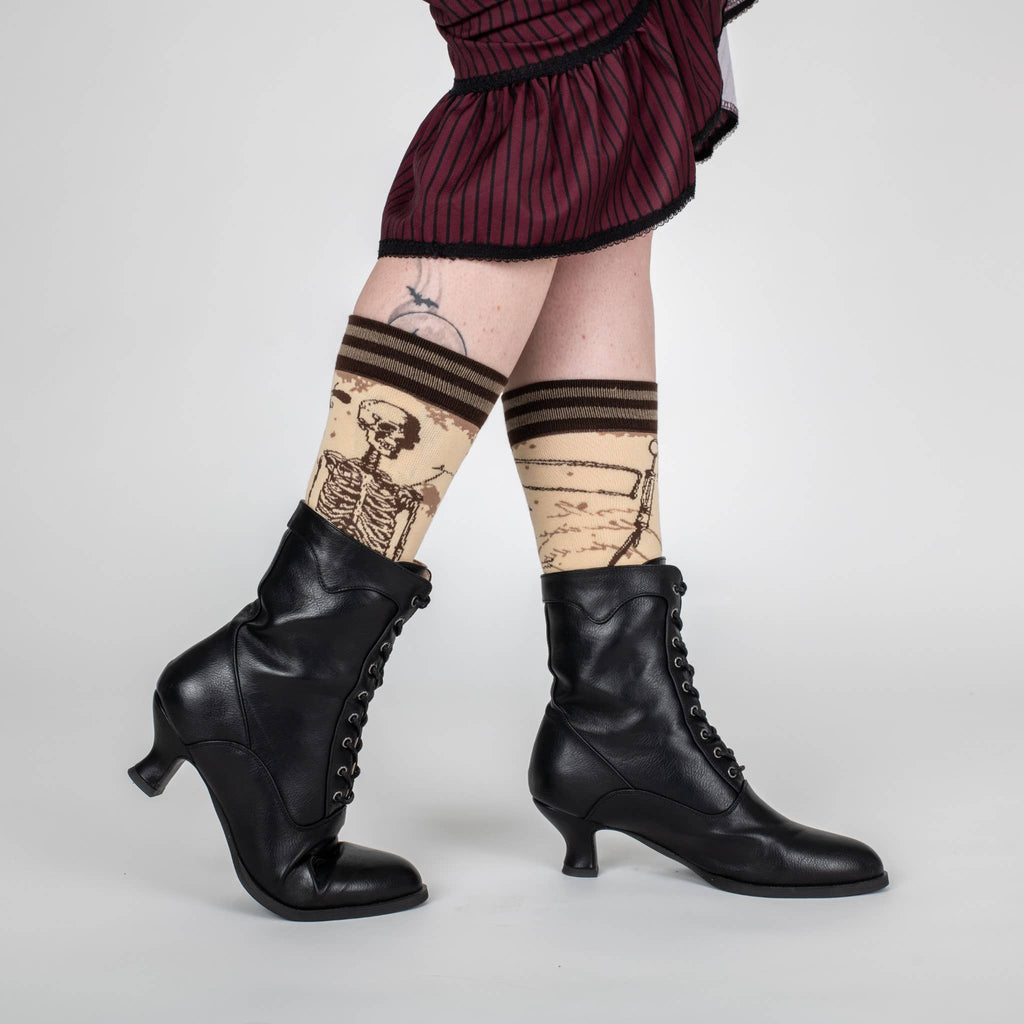 Antique Medical Crew Socks - Angel's House of Design Co.
