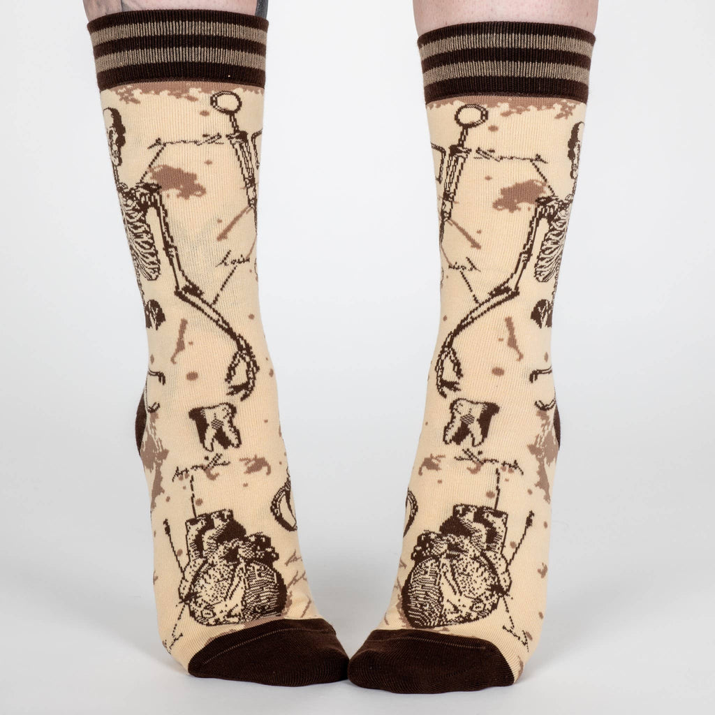 Antique Medical Crew Socks - Angel's House of Design Co.