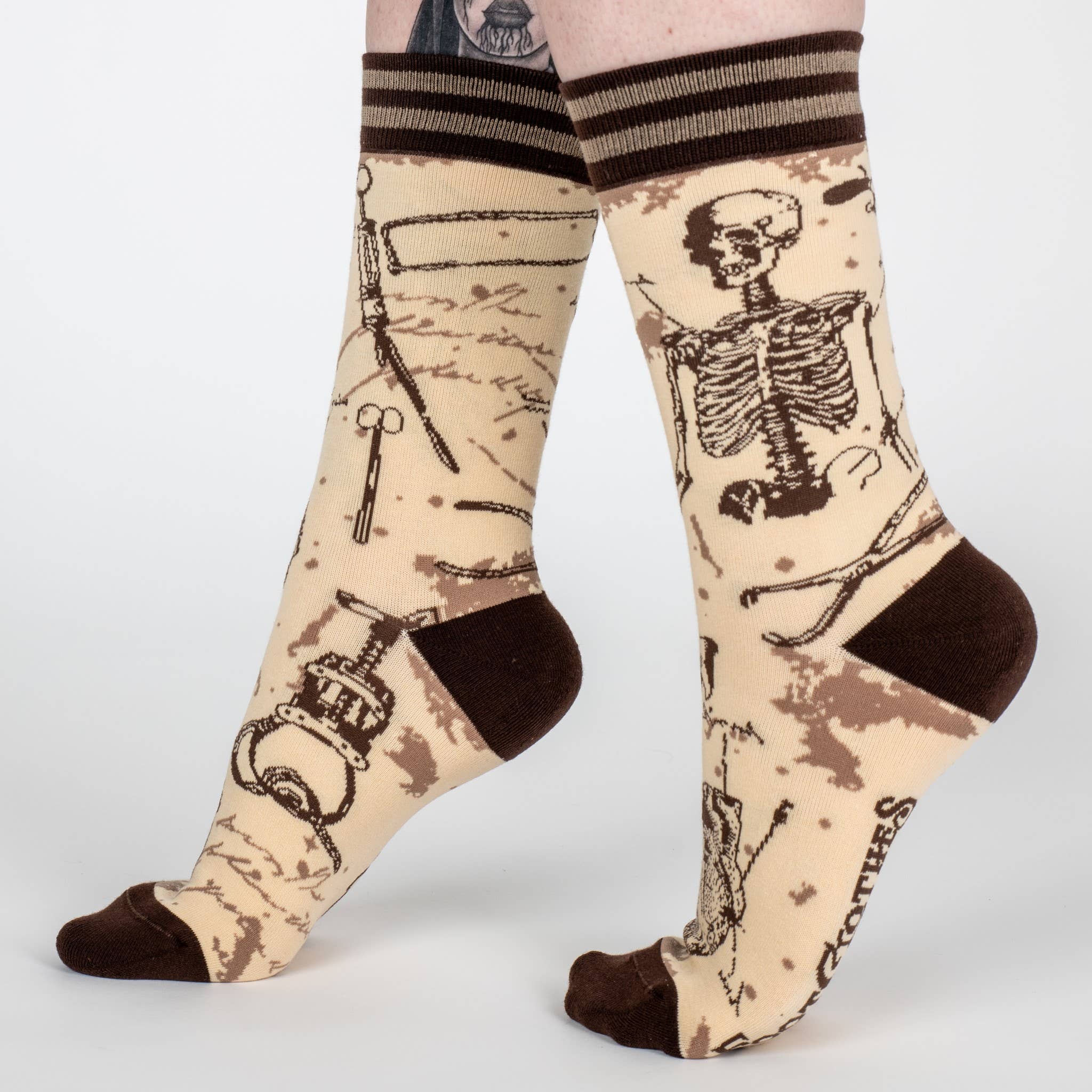 Antique Medical Crew Socks - Angel's House of Design Co.