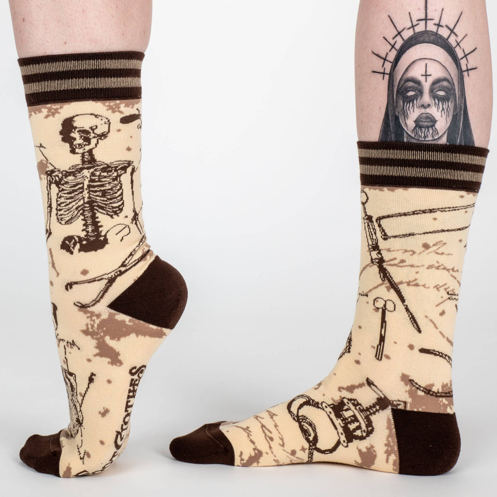 Antique Medical Crew Socks - Angel's House of Design Co.