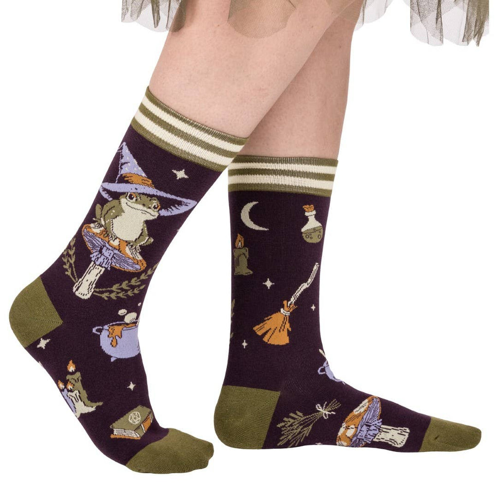 Archtoad of Hatville Crew Socks - Angel's House of Design Co.