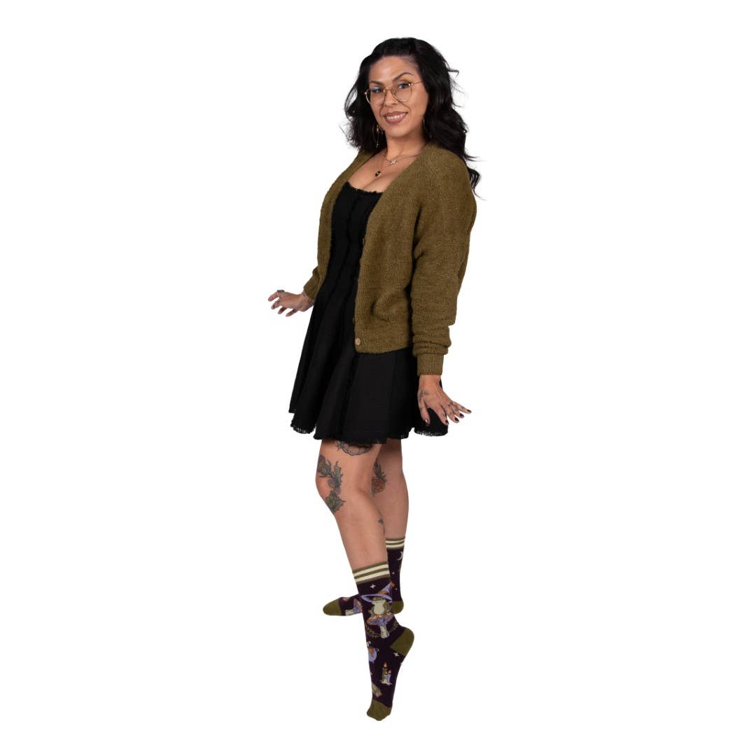 Archtoad of Hatville Crew Socks - Angel's House of Design Co.