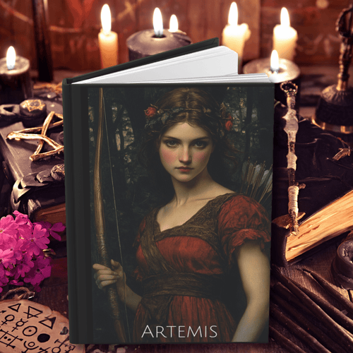 Artemis Greek Goddess Hardcover Journal - Angel's House of Design Co.