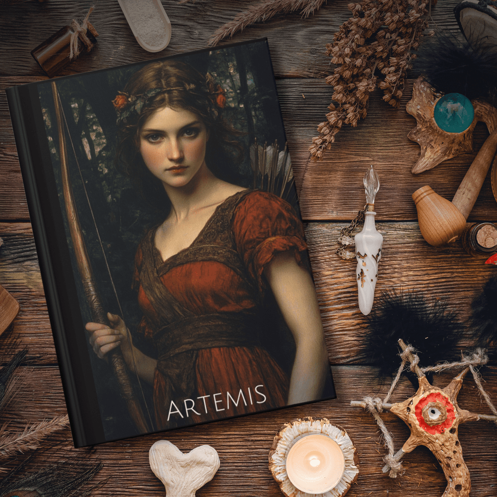 Artemis Greek Goddess Hardcover Journal - Angel's House of Design Co.