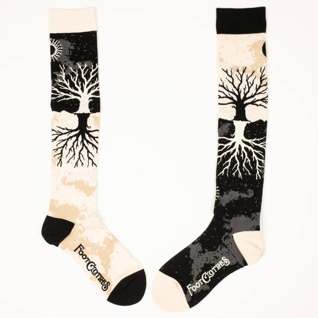 As Above So Below Tree Knee High Socks - Angel's House of Design Co.